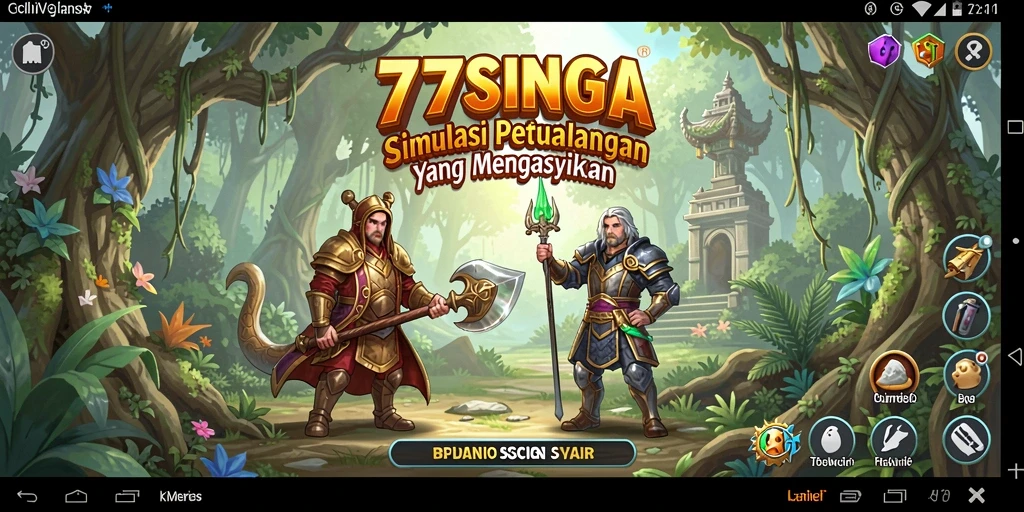 Screenshot gameplay 77SINGA yang penuh aksi dan strategi.