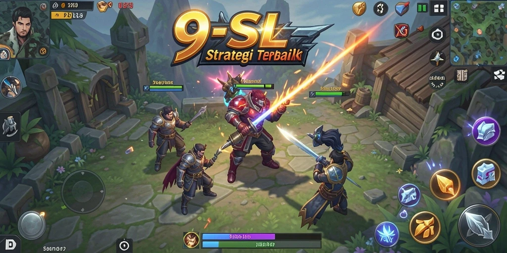 Tampilan gameplay menarik di 9SL dengan strategi dan pertarungan epik.