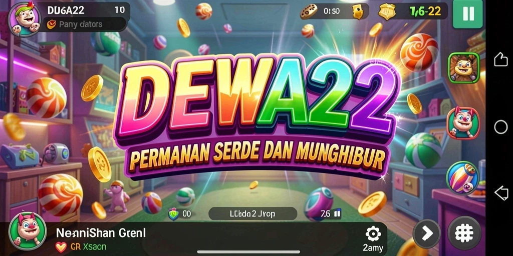Tampilan gameplay menarik dari DEWA22 yang penuh tantangan.