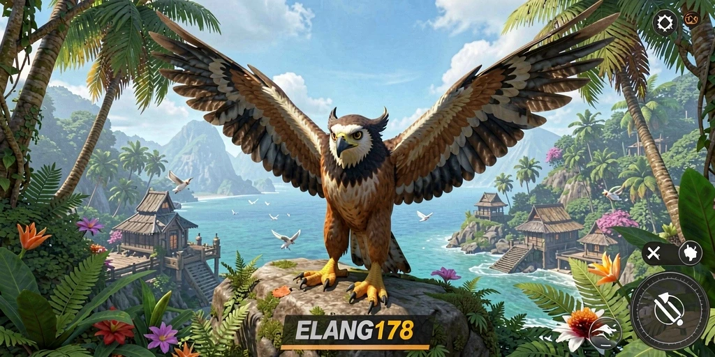 Gameplay ELANG178 menampilkan eksplorasi Open World yang mengesankan.