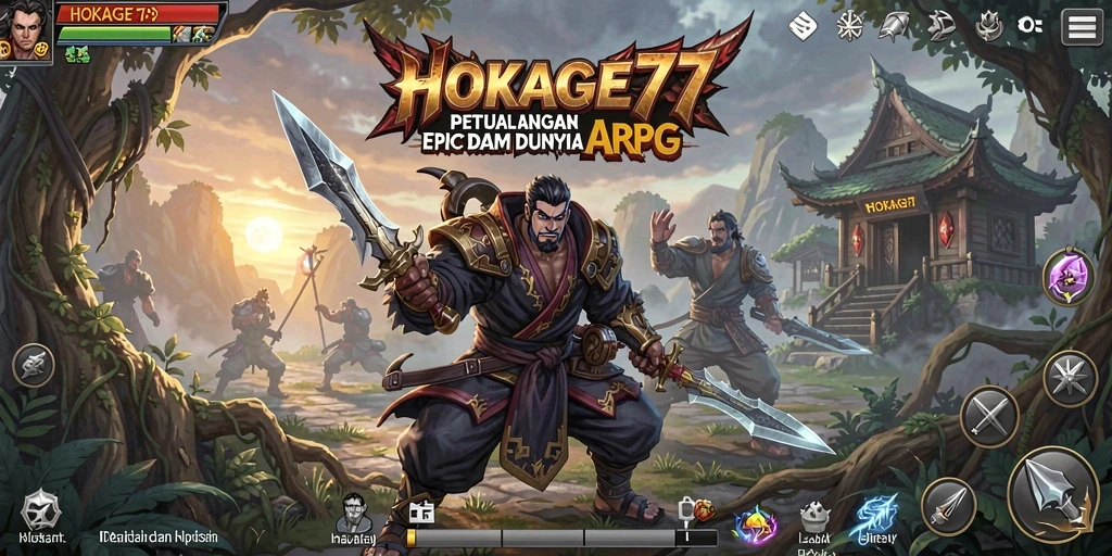 Gameplay mendebarkan HOKAGE77 dengan karakter dan monster yang beragam.
