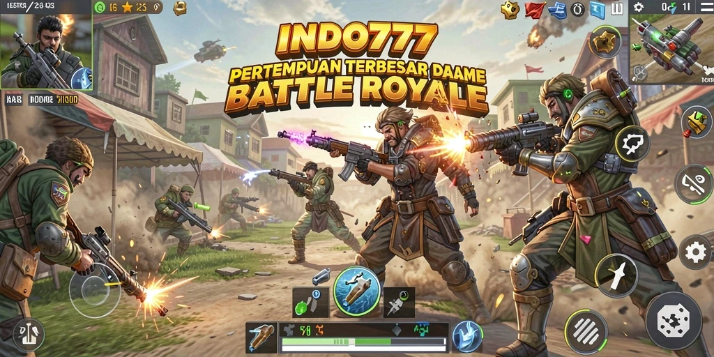 Tampilan gameplay <strong>INDO777</strong> dengan pertempuran strategis dan grafis menakjubkan.