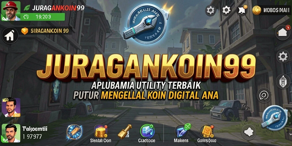 Tampilan utama JURAGANKOIN99 menunjukkan portofolio koin digital yang terkelola dengan baik.