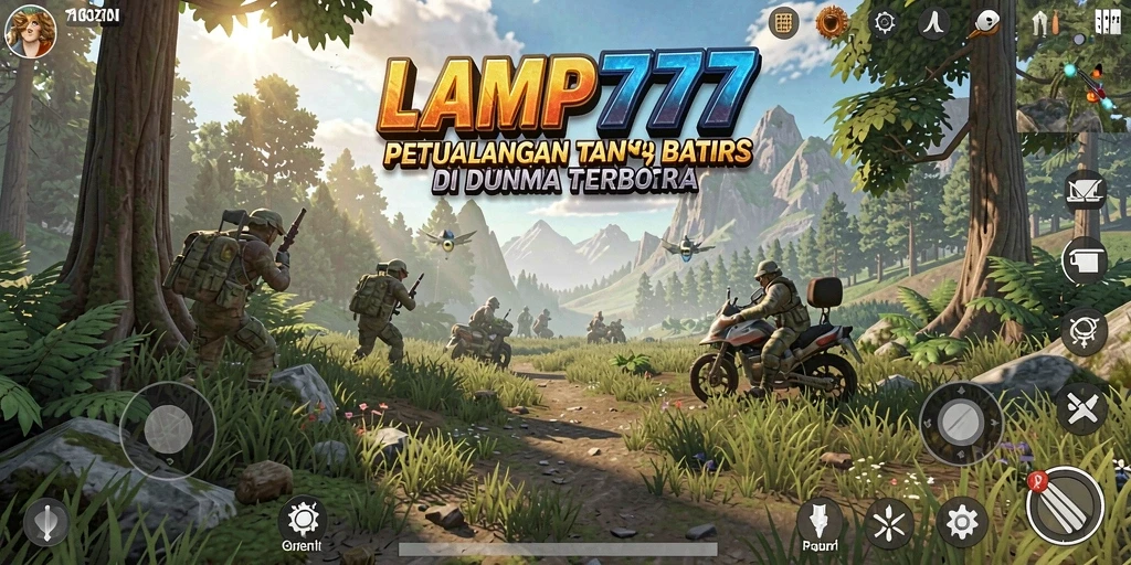 Gameplay imersif LAMPU777 di dunia terbuka yang luas.