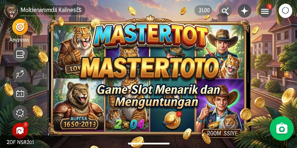 Tampilan menarik gameplay MASTERTOTO yang seru dan penuh tantangan.