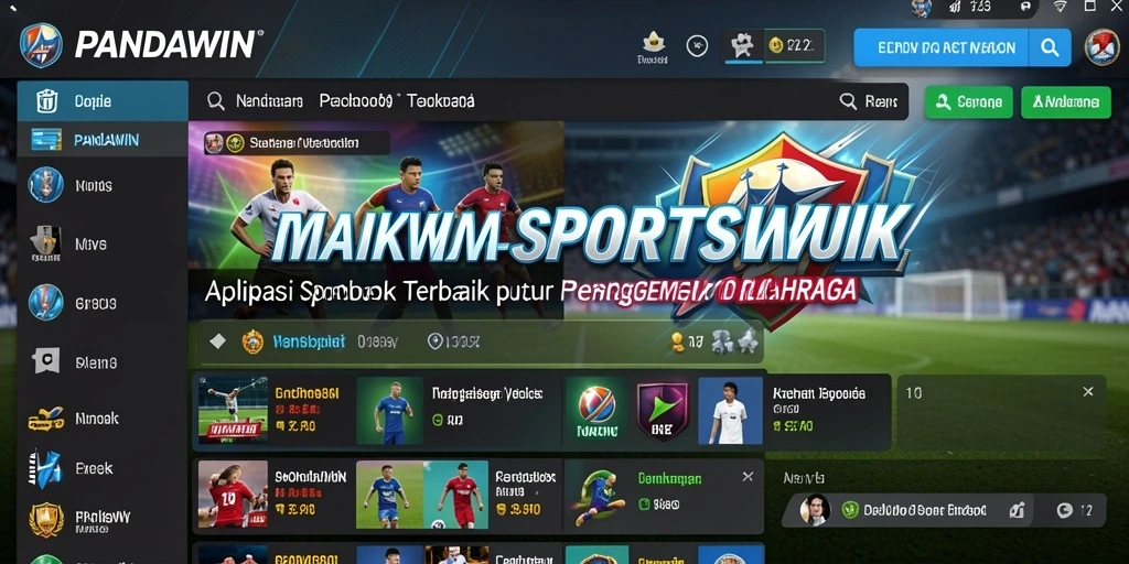 Tampilan gameplay Sportsbook PANDAWIN yang menarik dan seru.