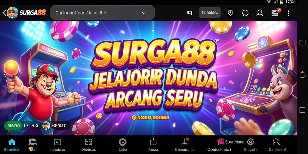 Tampilan gameplay seru SURGA88 dengan tantangan menarik.