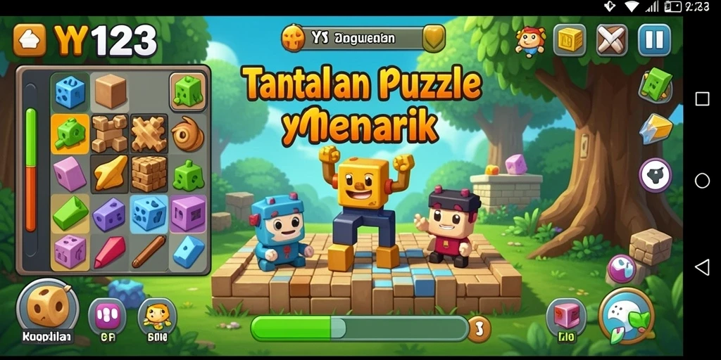 Tampilan gameplay YY123 yang menantang dan interaktif.